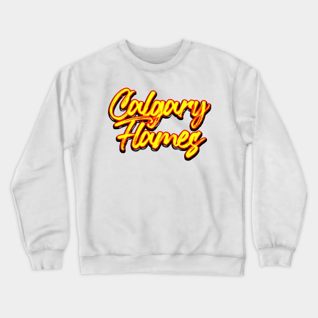 Calgary flames fans Crewneck Sweatshirt by Cahya. Id